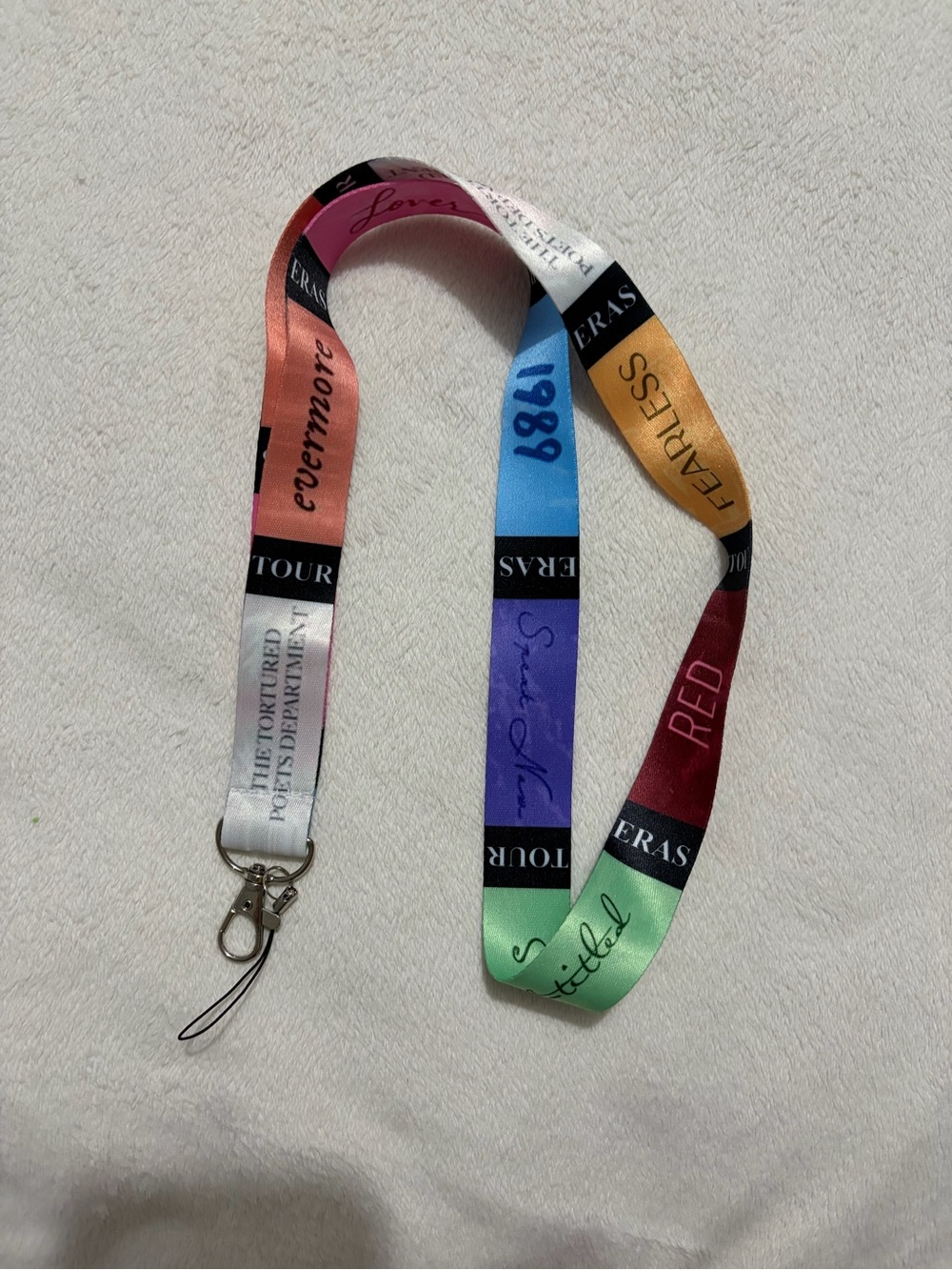 Taylor Swift Eras Tour Lanyard